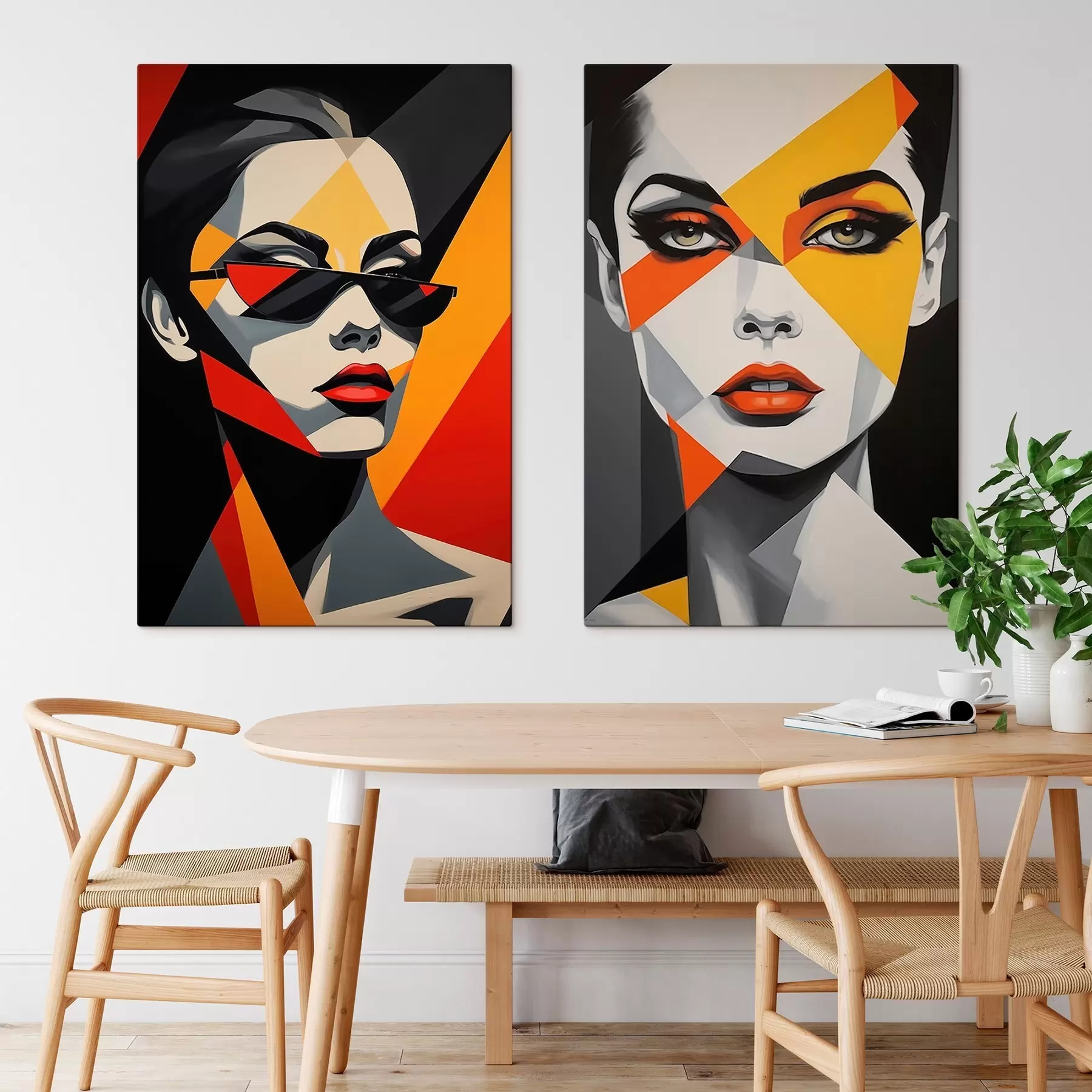 Fototapete Abstrakte Porträts m01077