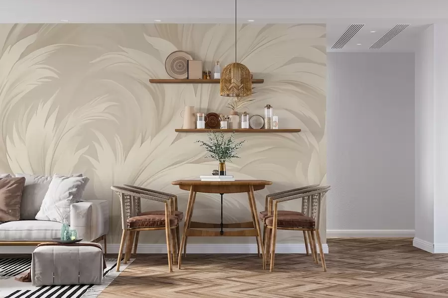 Fototapete Abstrakte Blätter w04987