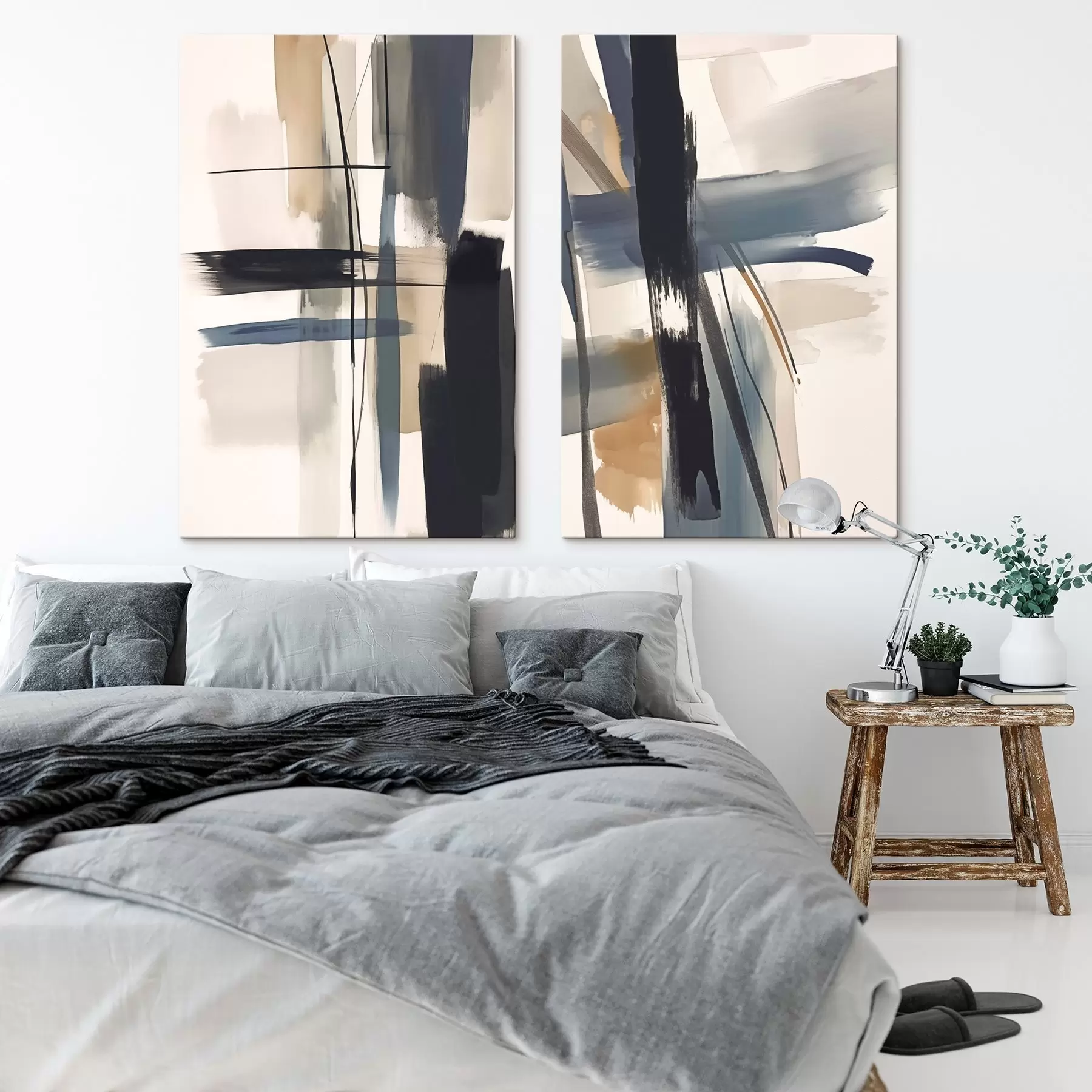 Fototapete Abstrakte Pinselstrichimitation m01076