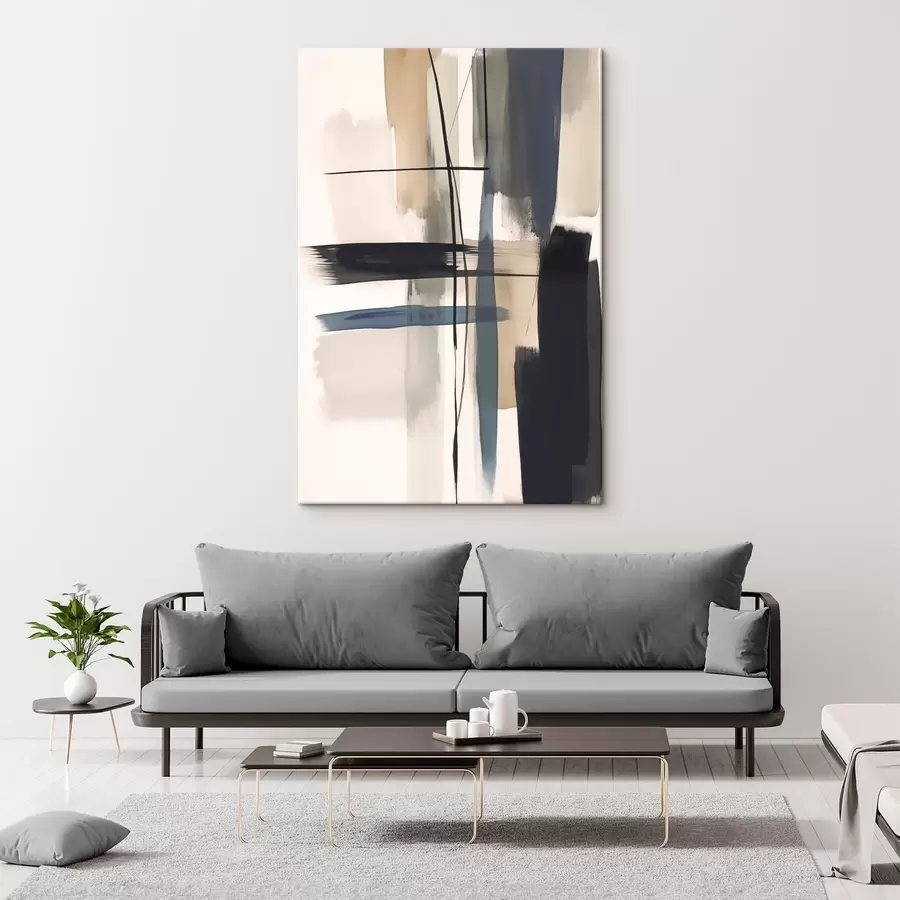 Fototapete Abstrakte Pinselstrichimitation s46907