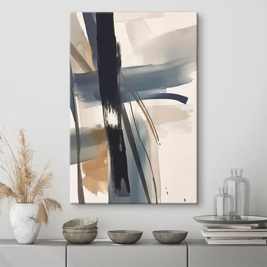 Fototapete Abstrakte Pinselstrichimitation s46908