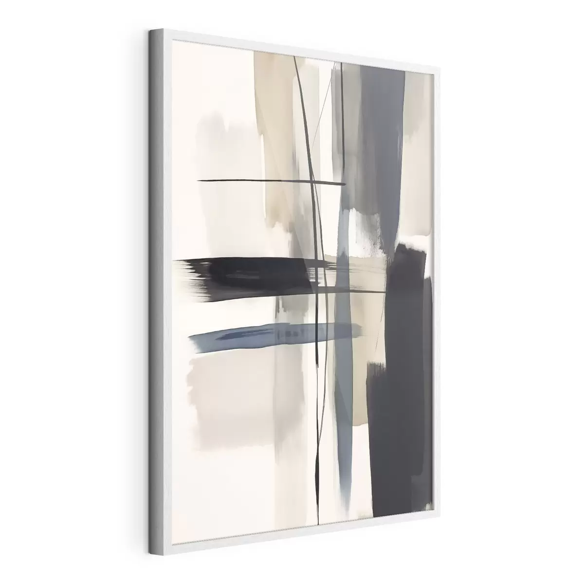 Poster Abstrakte Pinselstrichimitation f46907