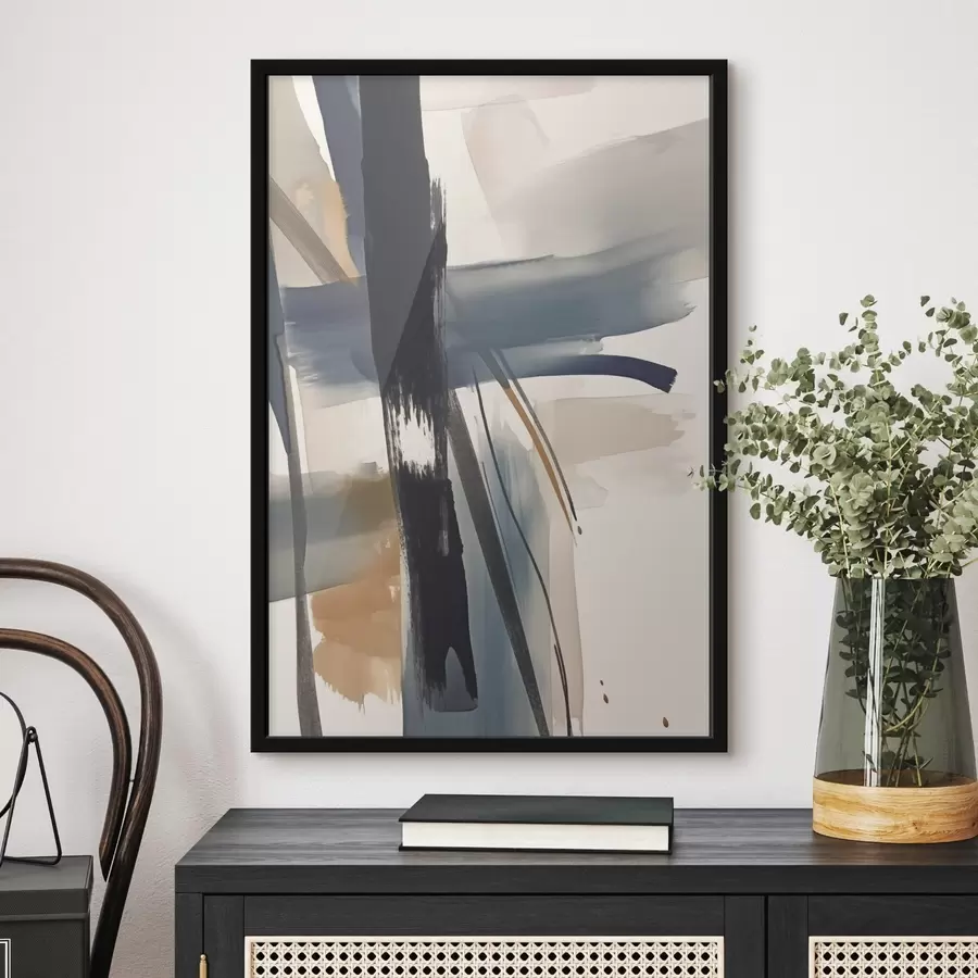 Fototapete Abstrakte Pinselstrichimitation f46908