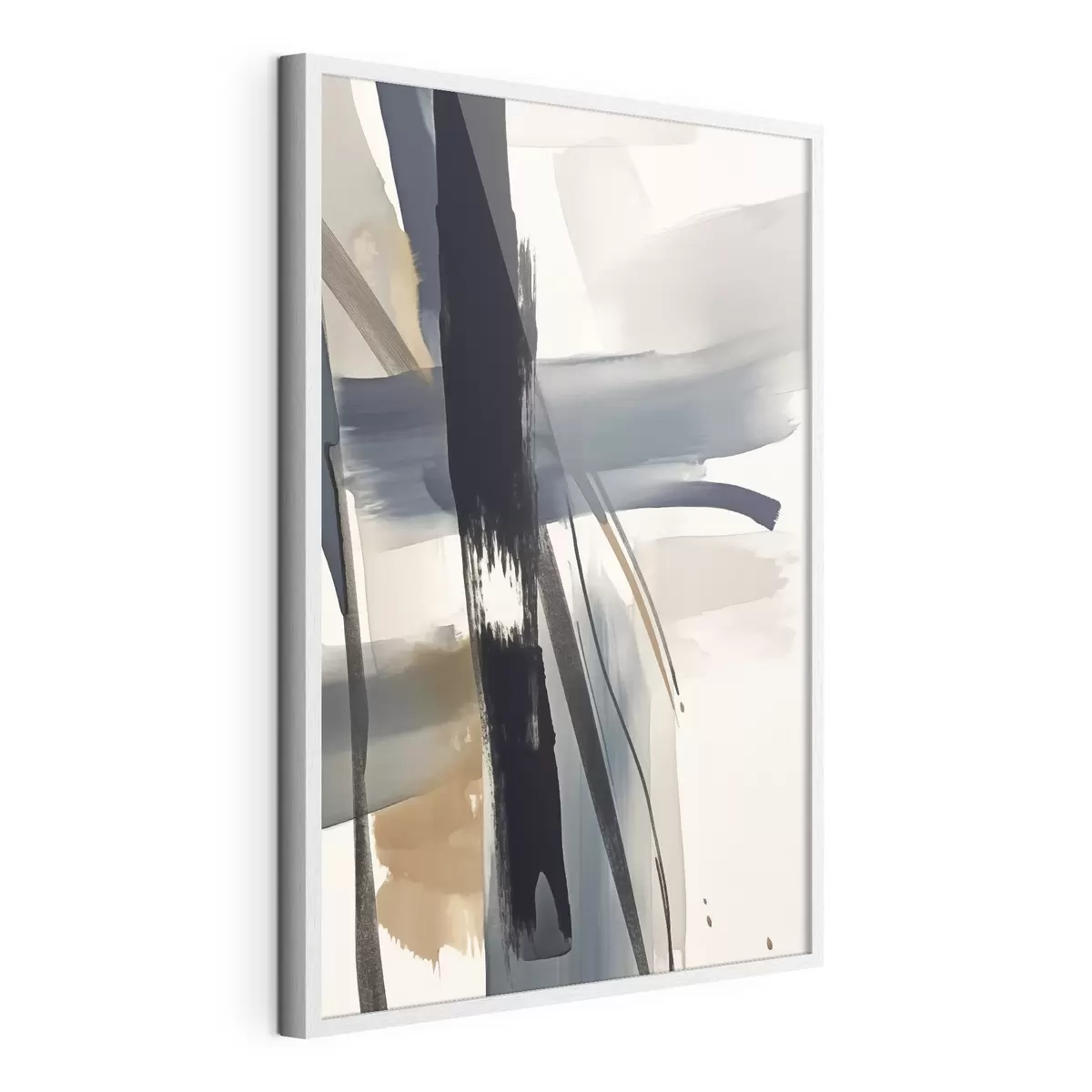 Poster Abstrakte Pinselstrichimitation f46908