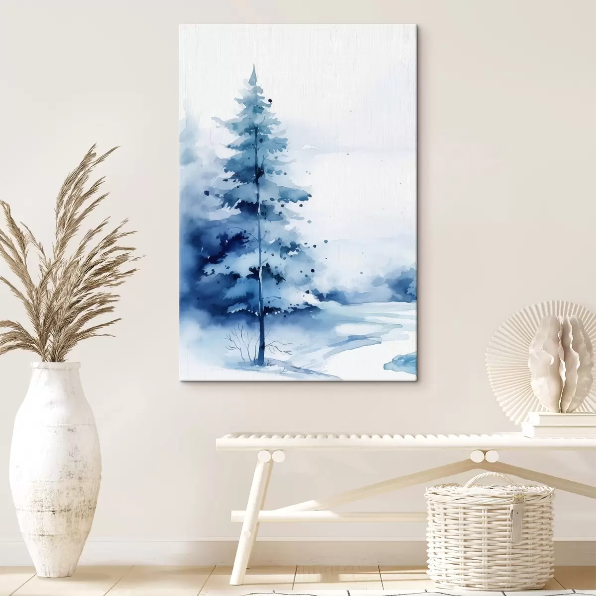 Fototapete Tanne im Wald s46966