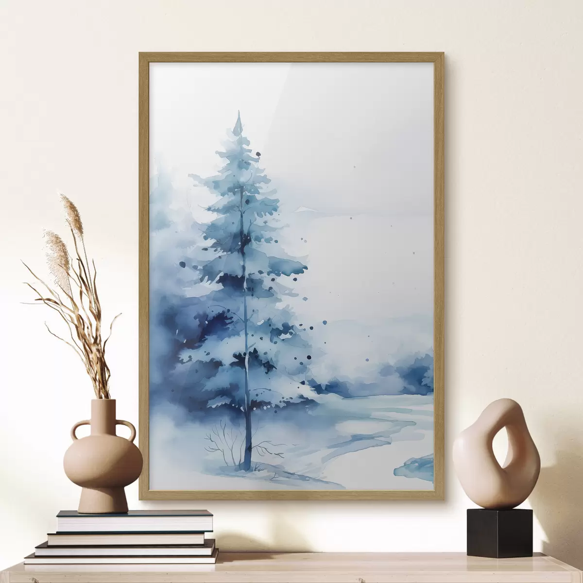 Poster Tanne im Wald f46966