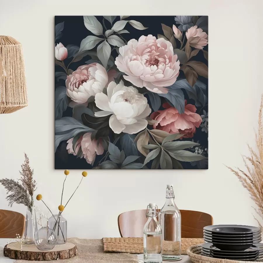 Fototapete Dekorative Blumen s46914