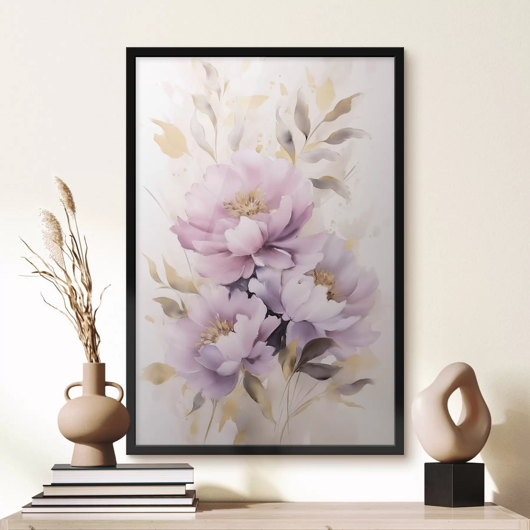 Fototapete Bouquet-Imitation eines Gemäldes f46915