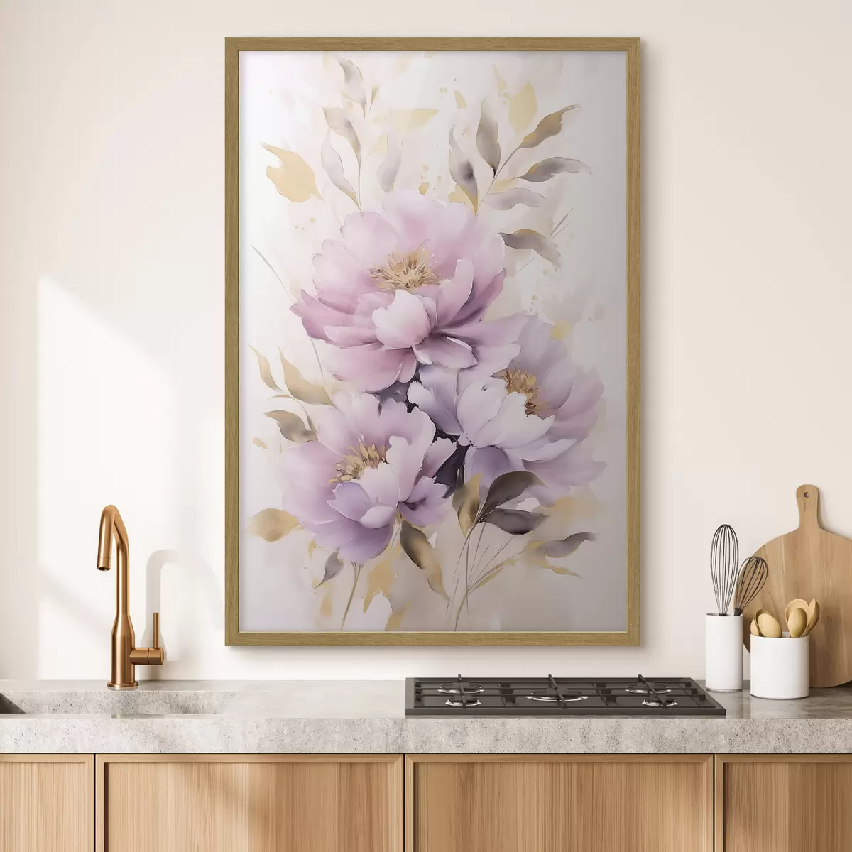 Poster Bouquet-Imitation eines Gemäldes f46915