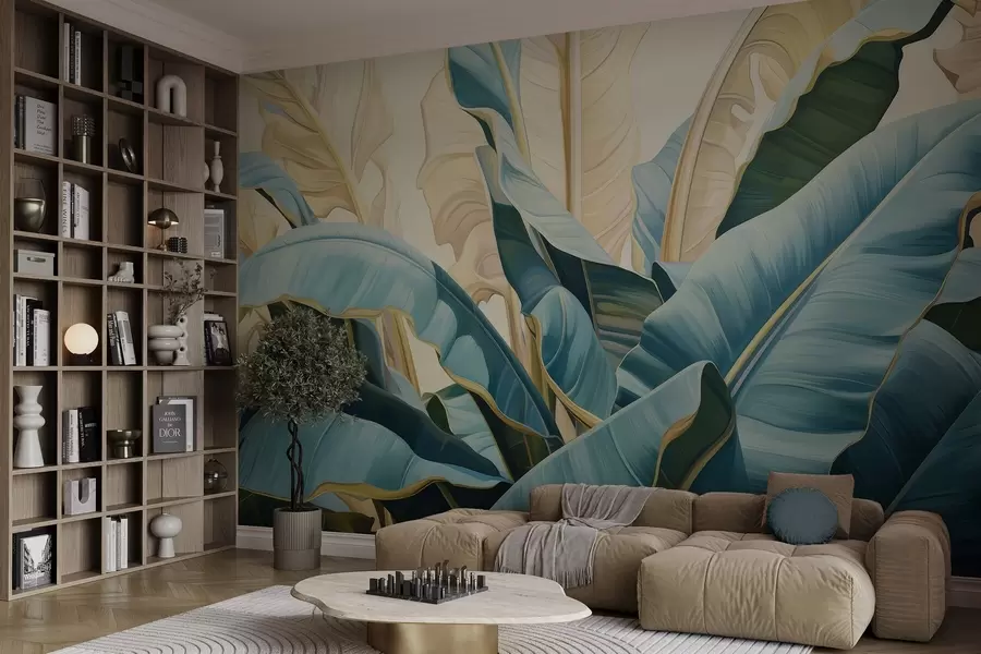 Fototapete Große Bananenblätter w05005