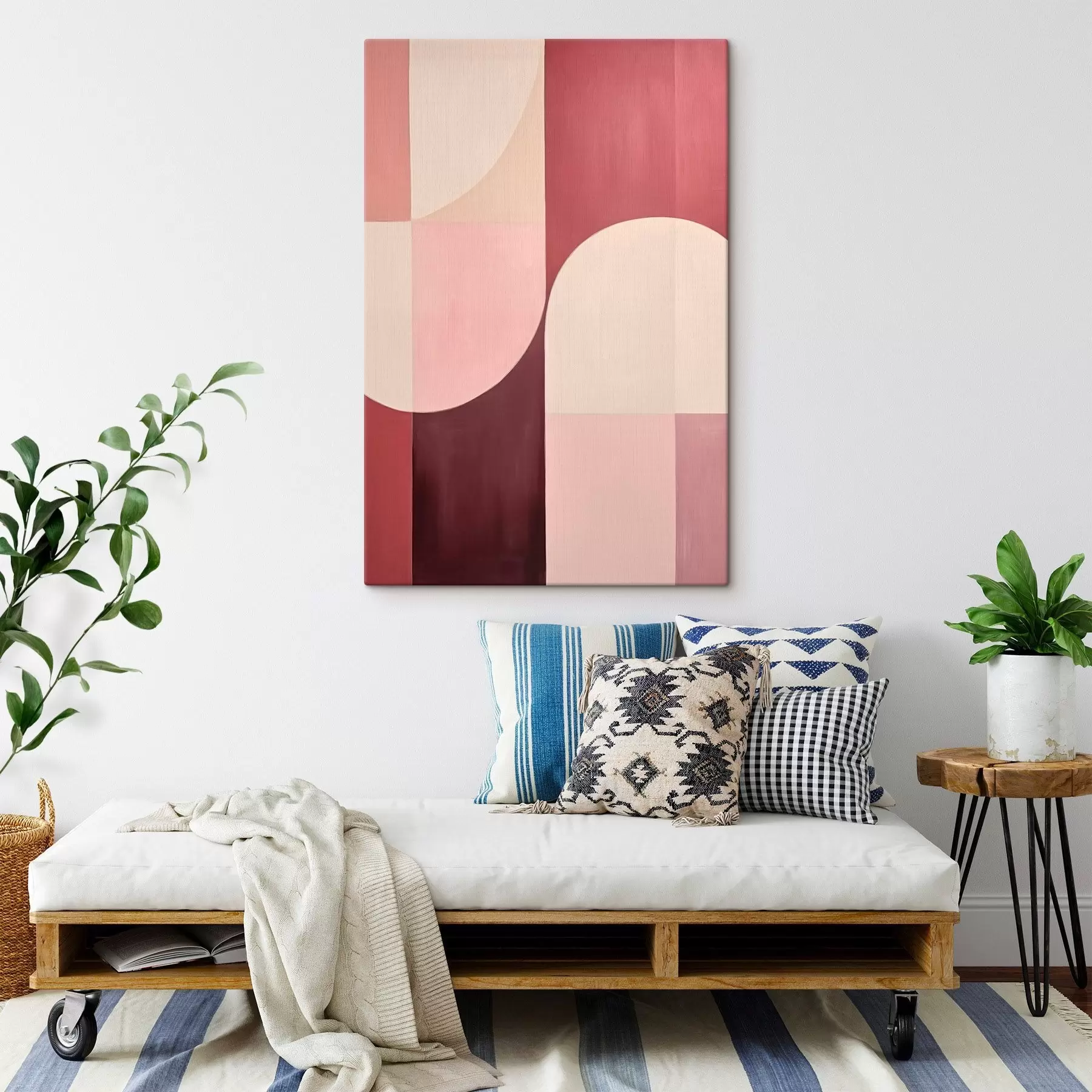 Fototapete Komposition fließender Formen s46990