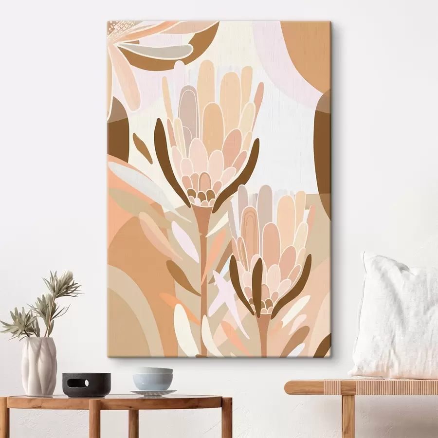 Fototapete Abstrakte Blumen s46991