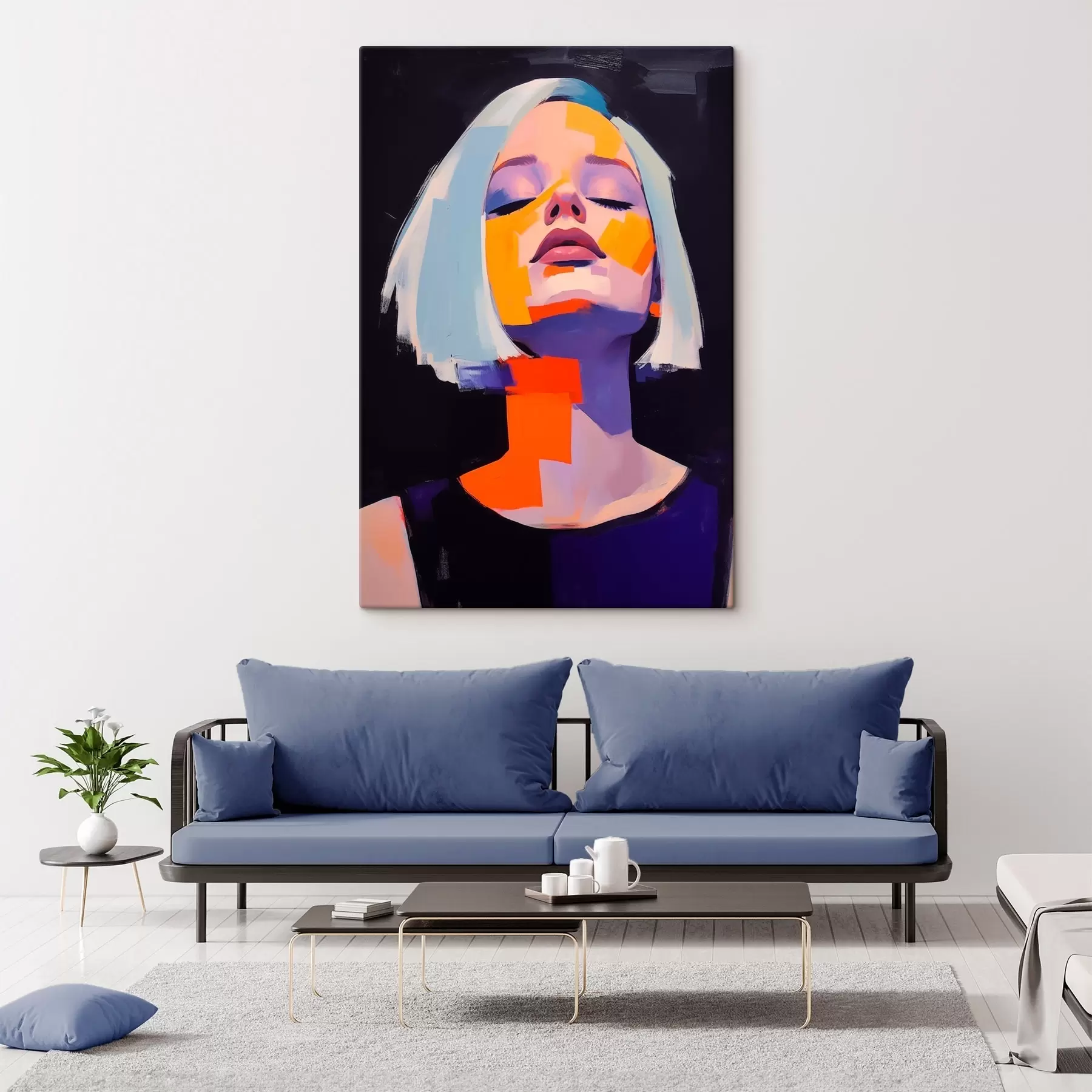 Fototapete Porträt eines Mädchens s47004