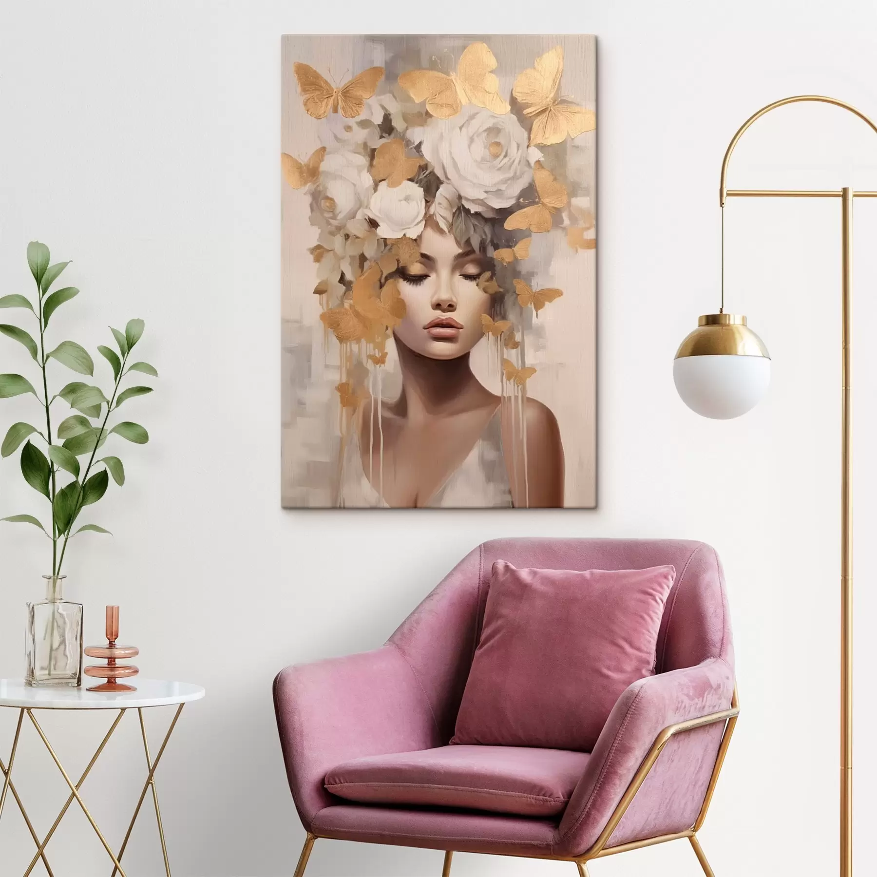 Fototapete Porträt eines Mädchens s47005