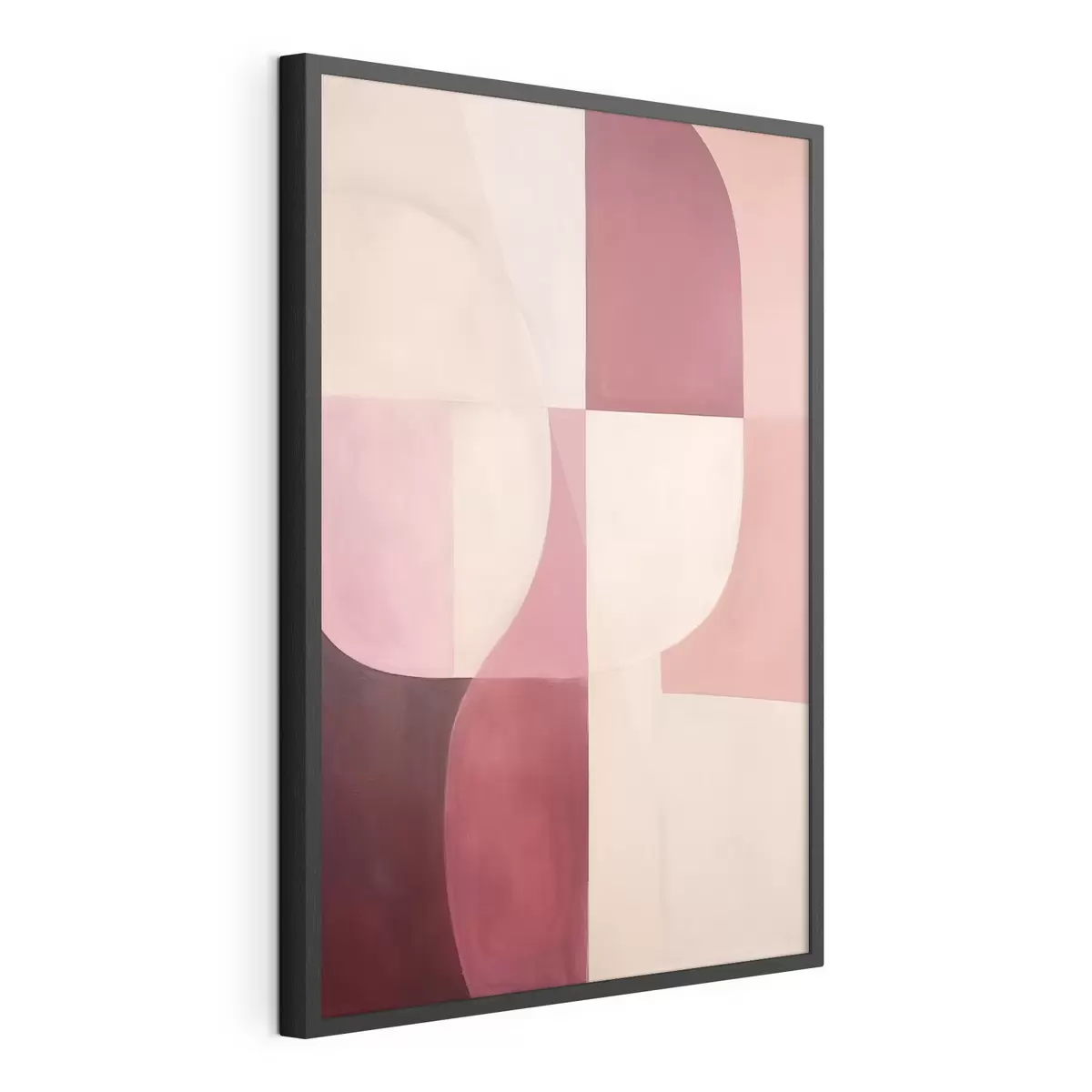 Poster Komposition fließender Formen f46989