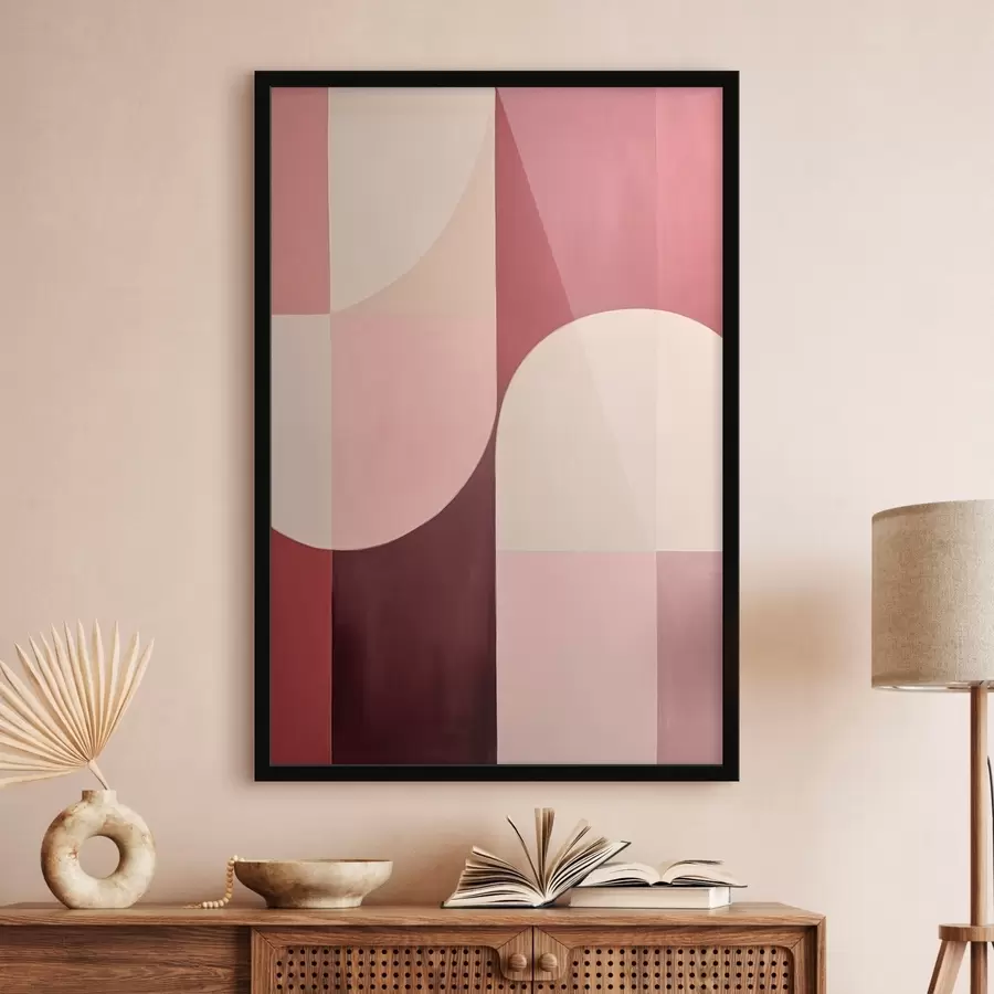 Fototapete Komposition fließender Formen f46990