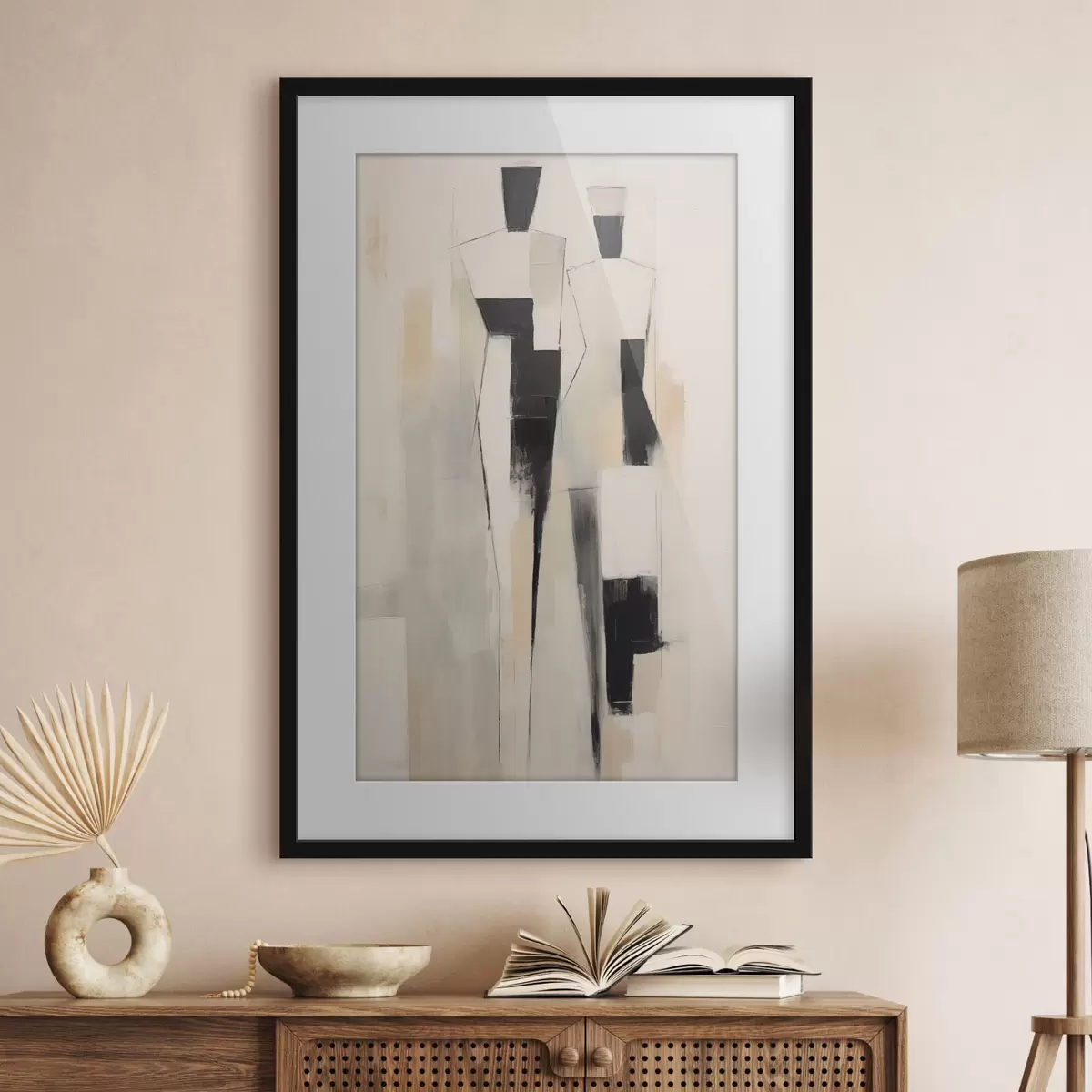Poster Silhouette und Wärme f47000