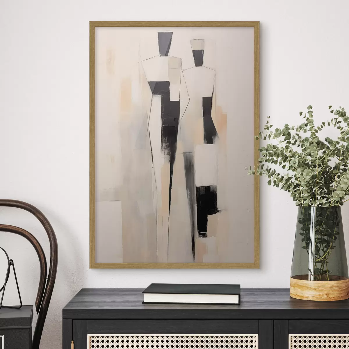 Poster Silhouette und Wärme f47000