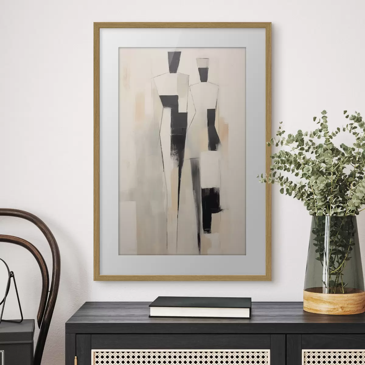 Poster Silhouette und Wärme f47000