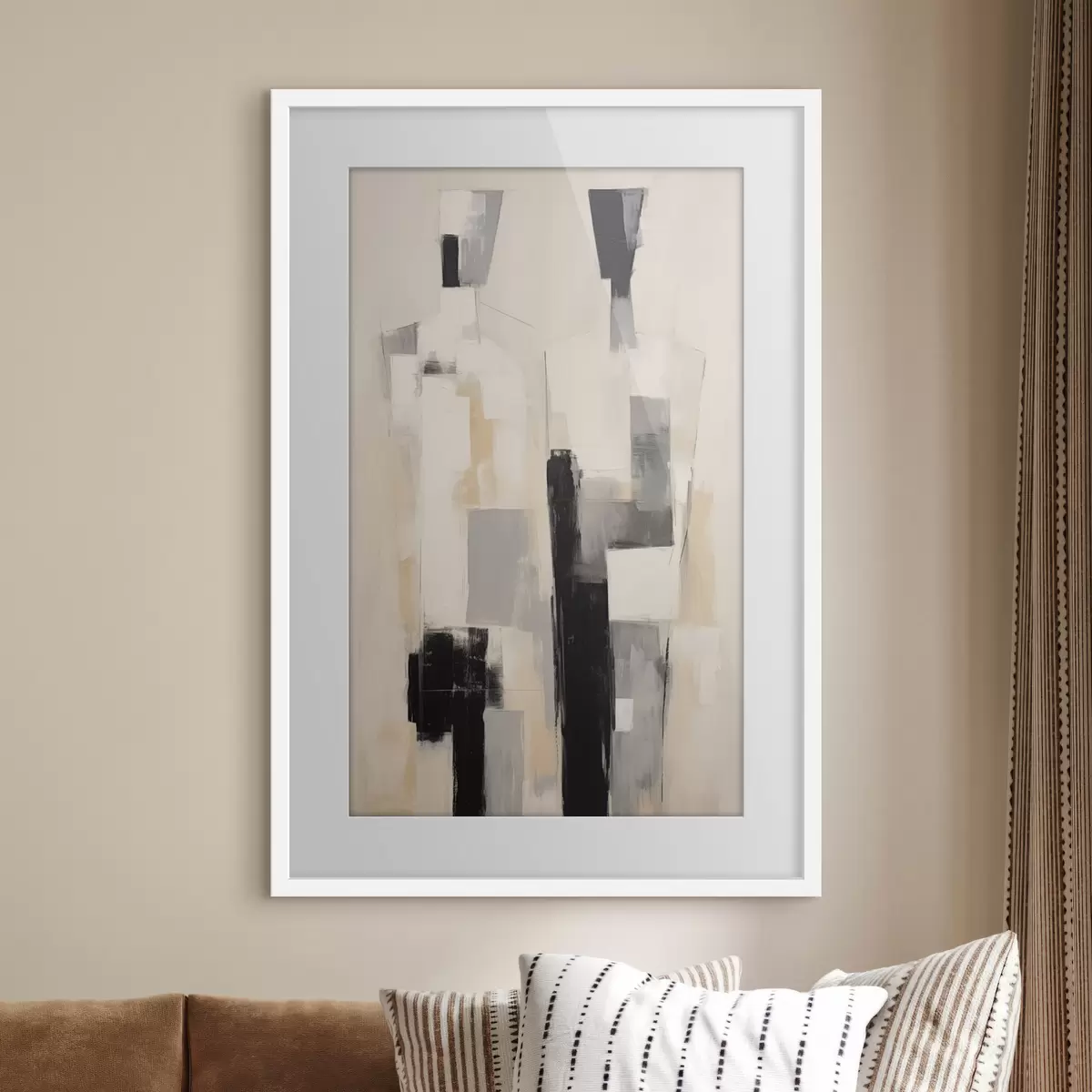Poster Silhouette und Kraft f47001