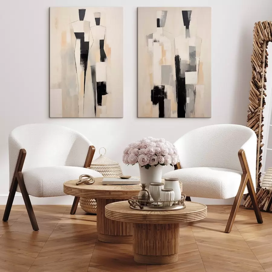 Fototapete Abstraktes Paar m01111