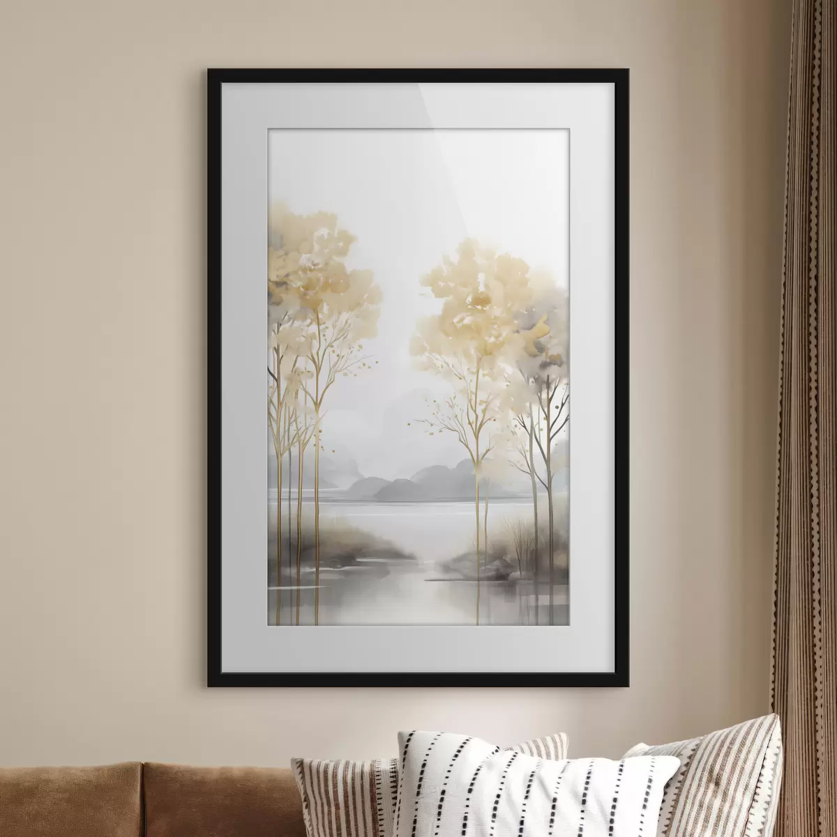 Poster Baum und Leichtigkeit f47015