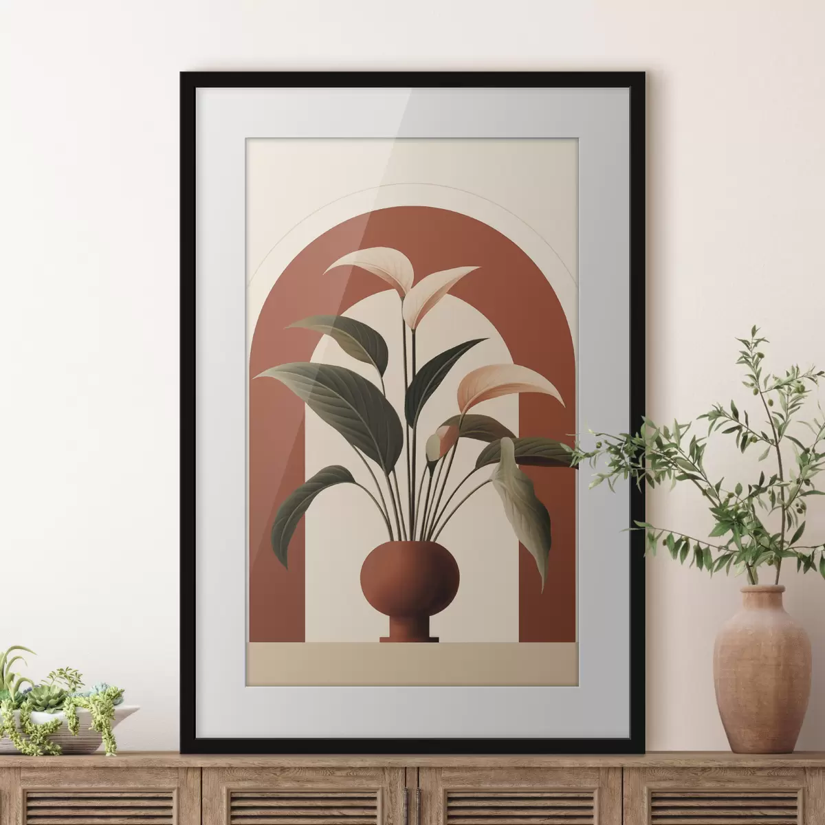 Poster Blätter und Abenteuer f47032