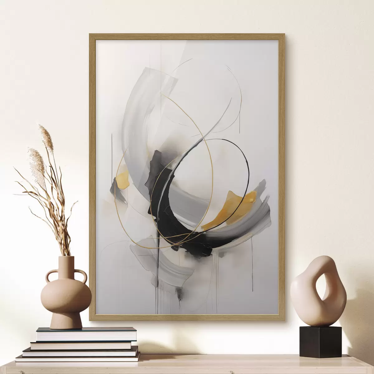Poster Linien und Flüstern f47035