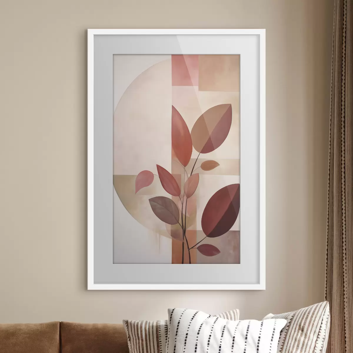 Poster Blätter und Pause f47041