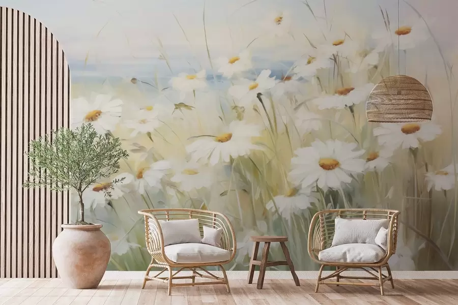 Fototapete Blumenfeld w05035