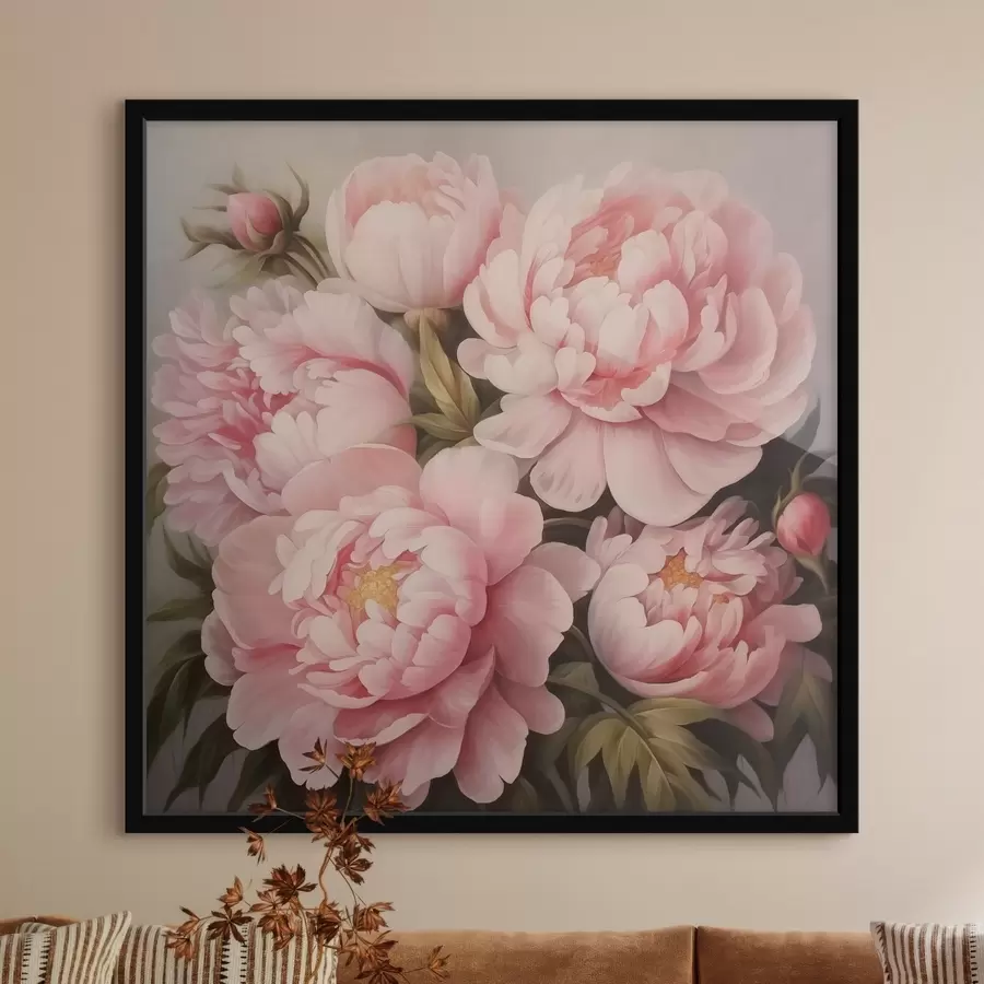 Fototapete Pfingstrosen f47007