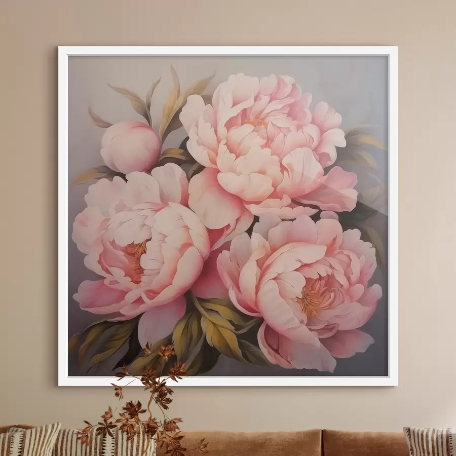 Fototapete Pfingstrosen f47008