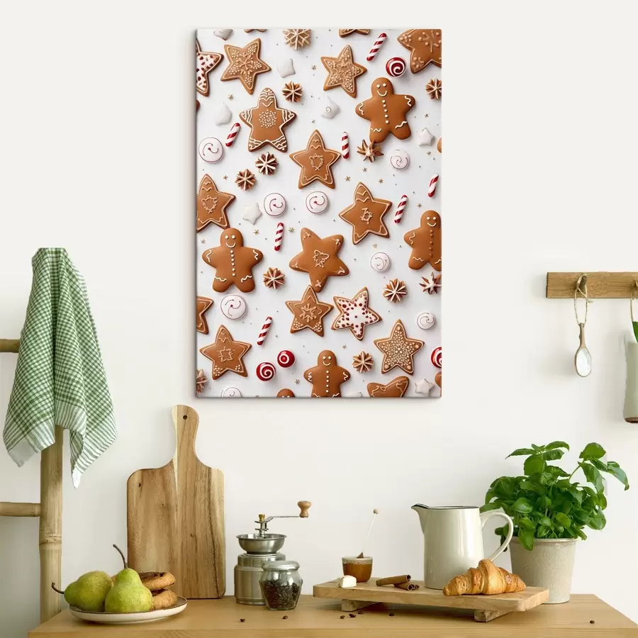 Fototapete Neujahrskekse s46984