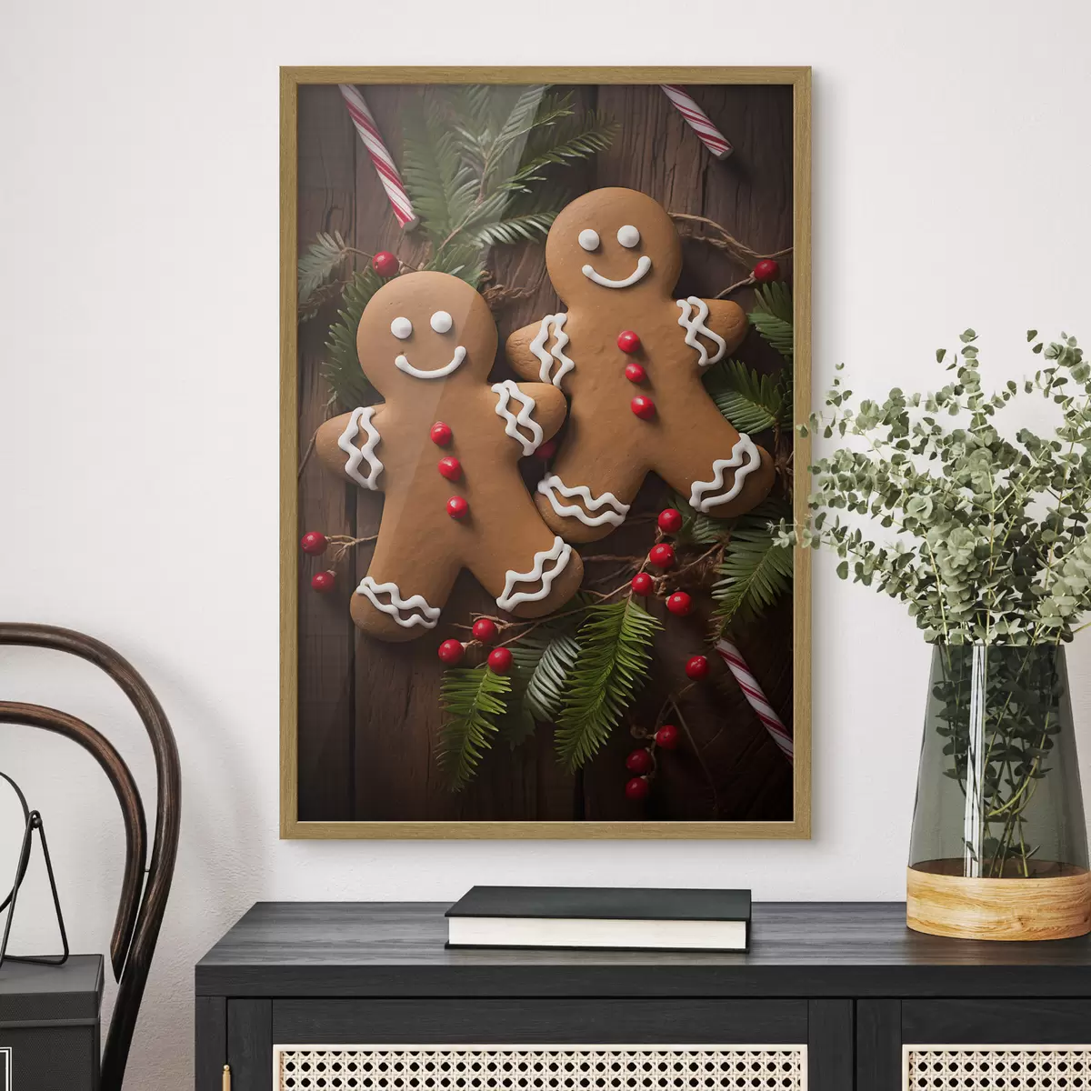 Poster Neujahrskeksmännchen f46978