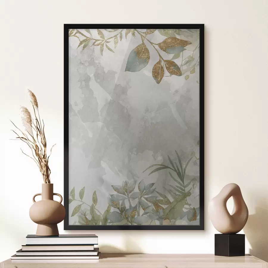 Fototapete Pflanzen auf hellem Hintergrund f46894