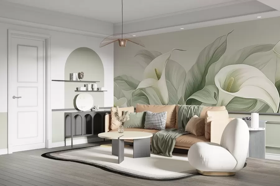 Fototapete Exotische Blumen w05028