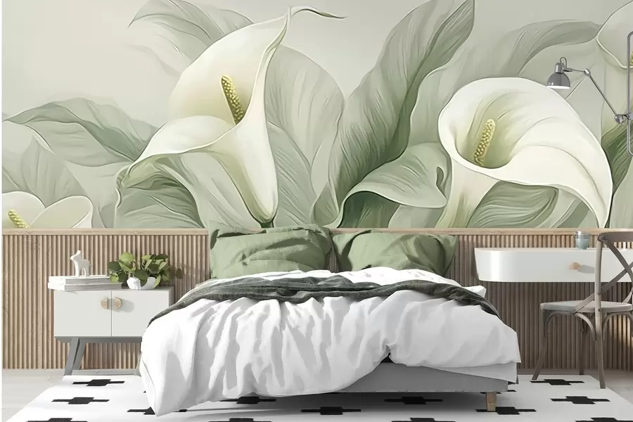 Fototapete Exotische Blumen w05028