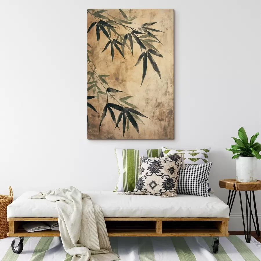 Fototapete Bambusblätter s47048