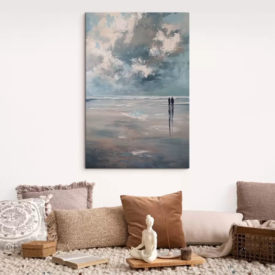 Fototapete Paar am Ufer s47061