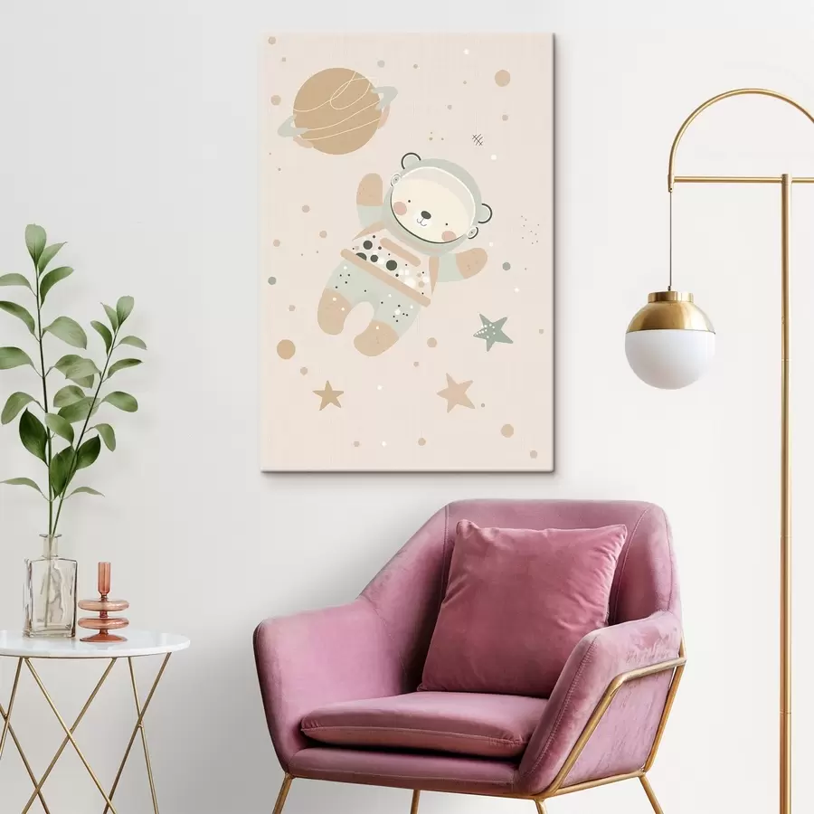 Fototapete Kosmonautenbär s47068