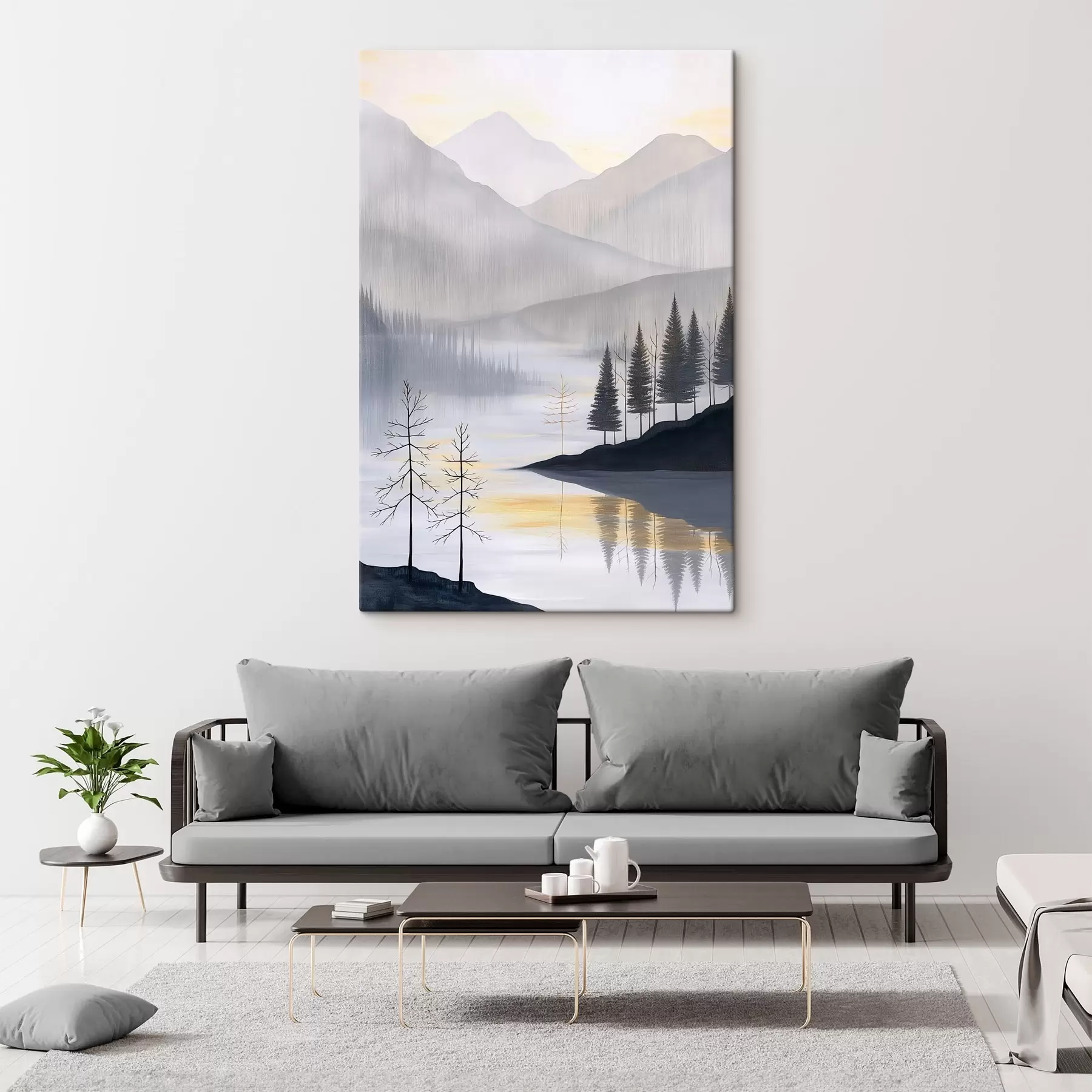 Fototapete Wald und Berge s47078