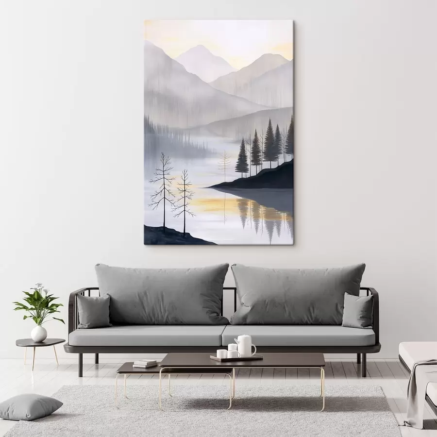 Fototapete Wald und Berge s47078