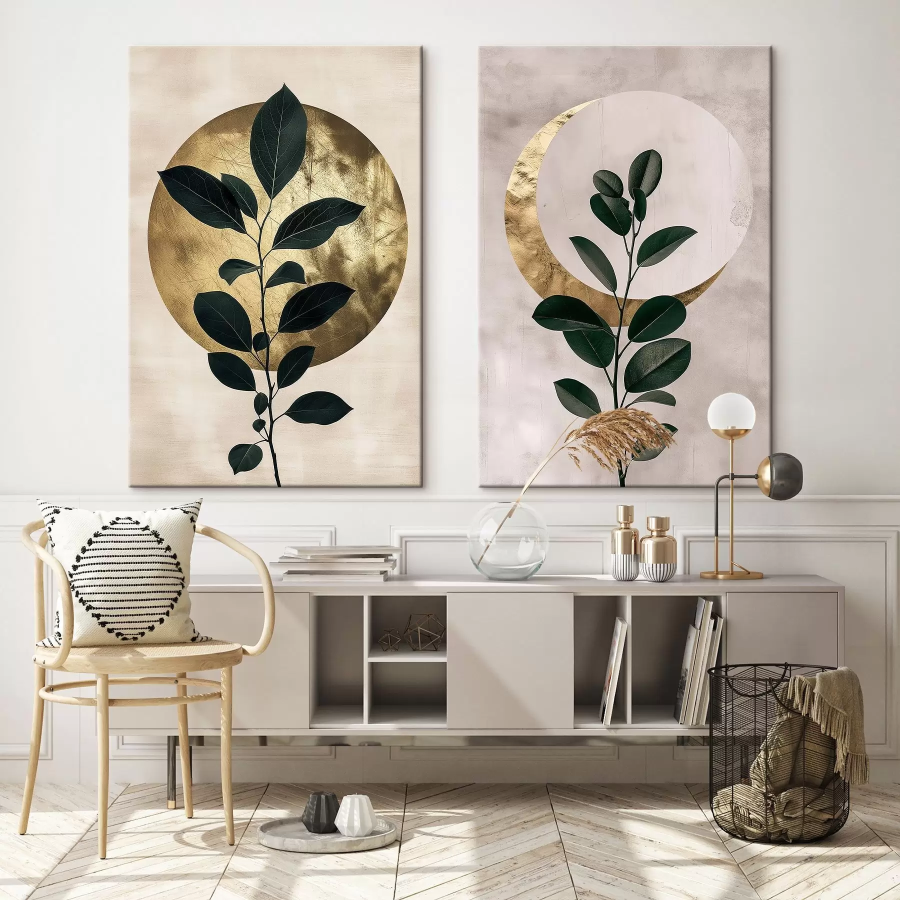 Fototapete Sonnenaufgang und Mond m01139