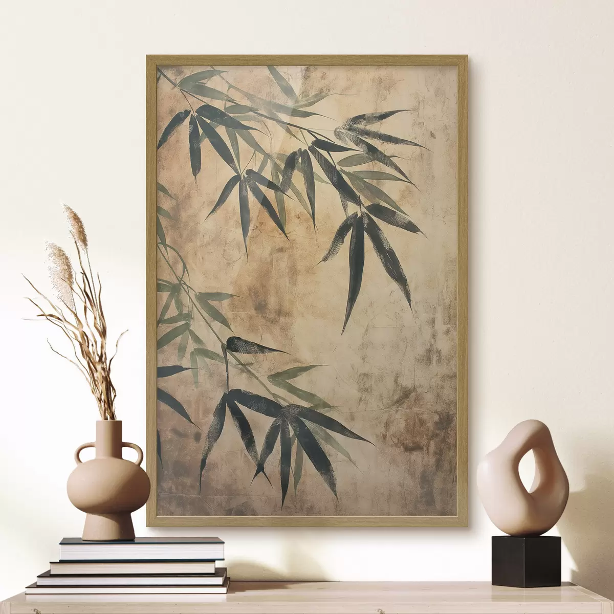 Poster Bambusblätter f47048