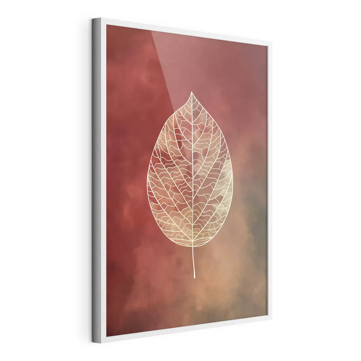 Poster Blätter in verschiedenen Farben f47052