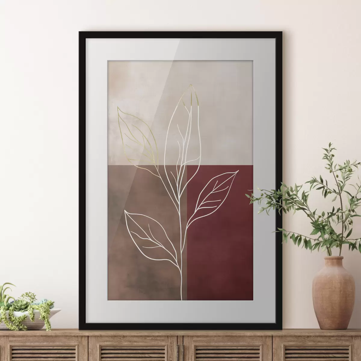 Poster Dünne Linien f47053