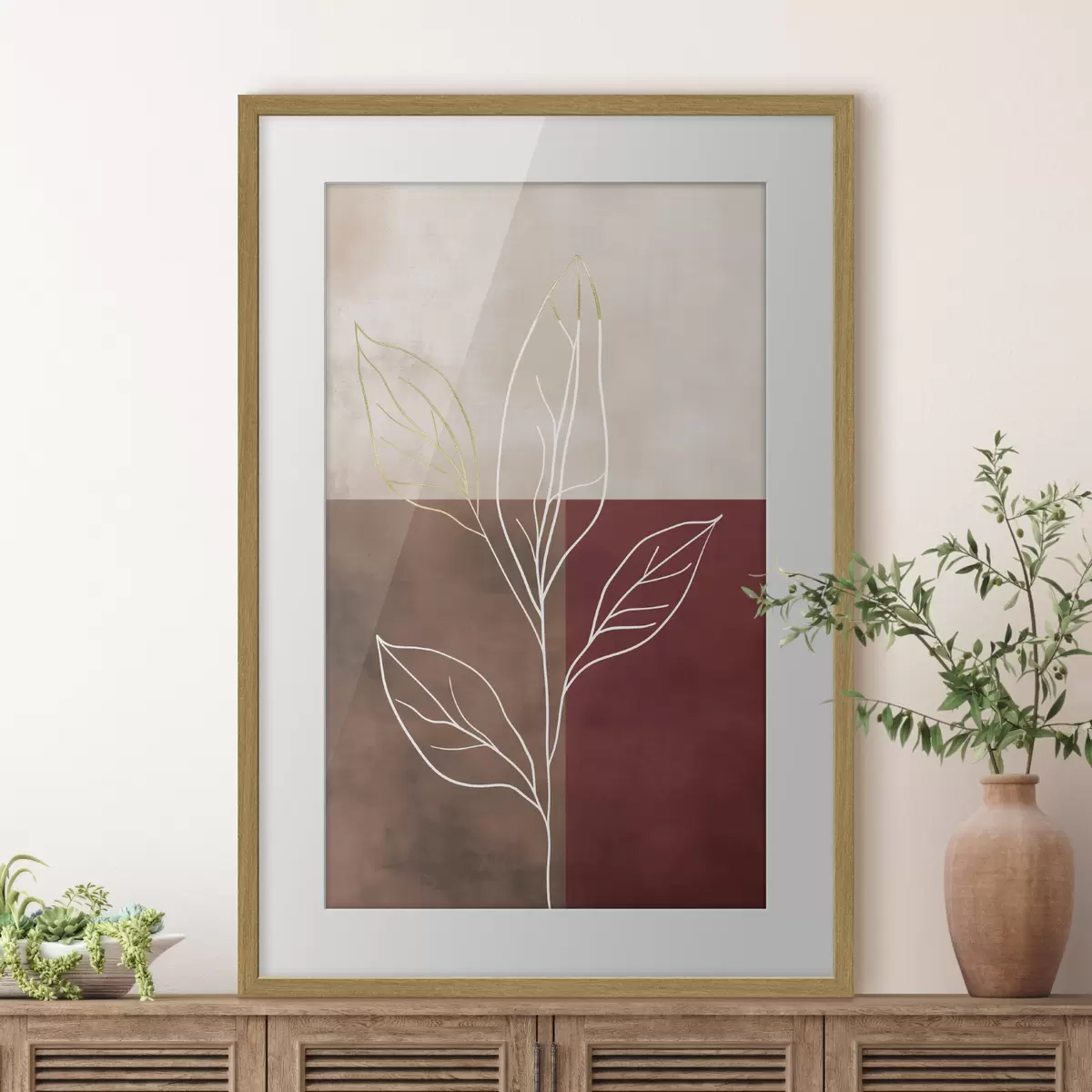 Poster Dünne Linien f47053
