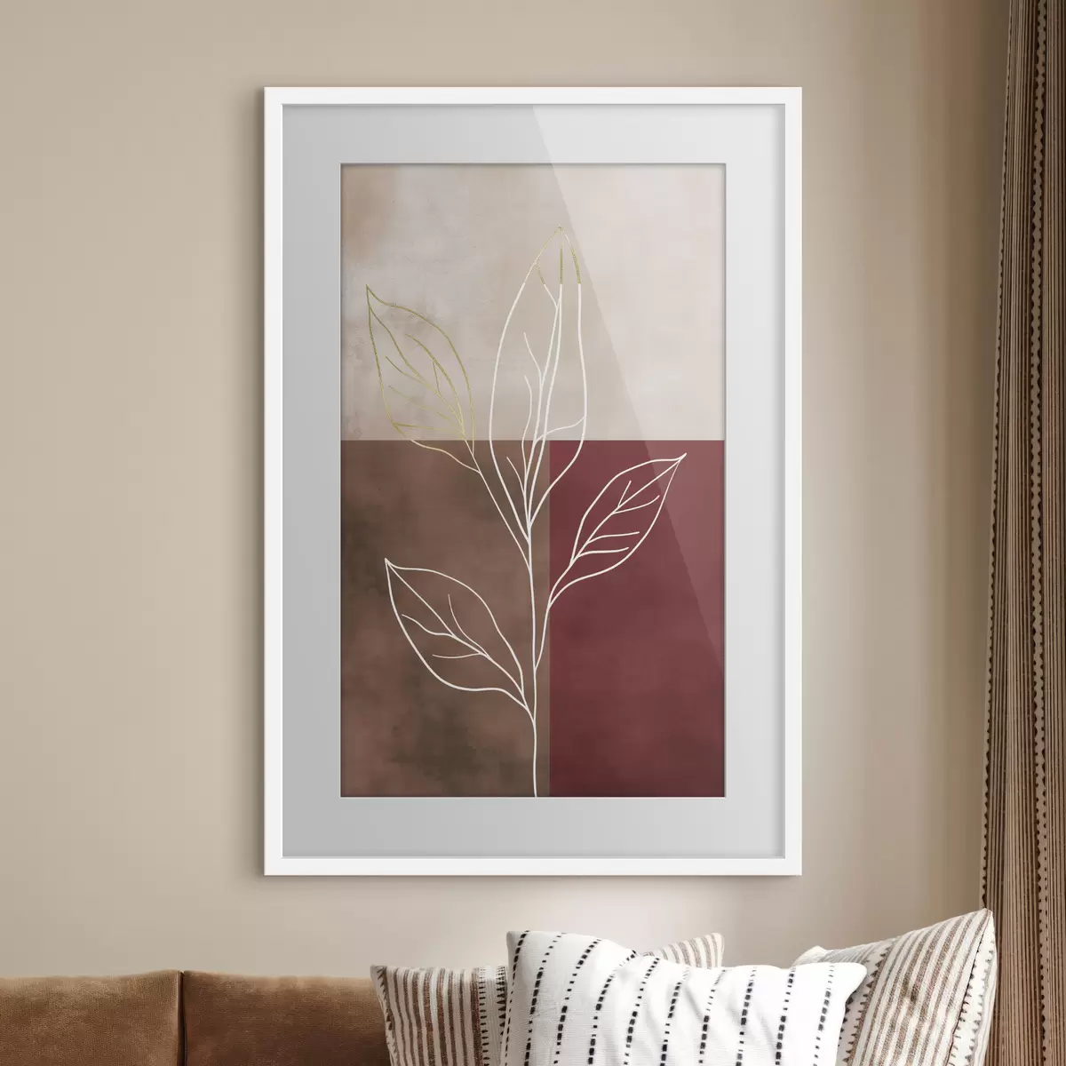 Poster Dünne Linien f47053