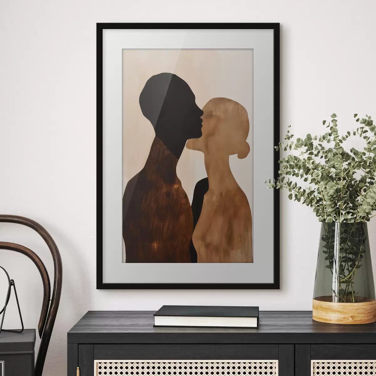 Poster Silhouette und Ruhe f47055