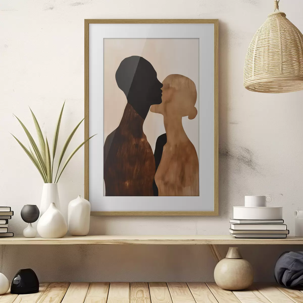 Poster Silhouette und Ruhe f47055